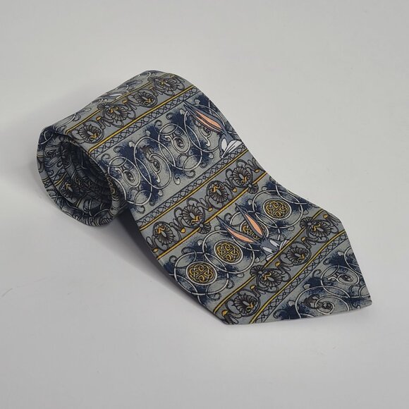 Looney Tune Mania Other - Looney Tunes‎ Mania Hidden Bugs Bunny Neck Tie Cartoons 1995 Vintage Silver